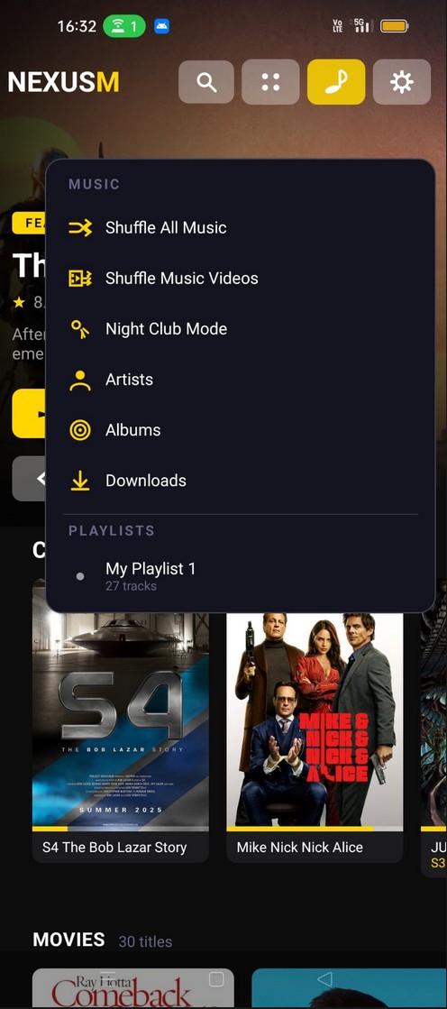 NexusM Google TV - Detail and cast